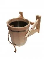 Обливное ведро с нержавеющей вставкой, 20л, ОЛЬХА