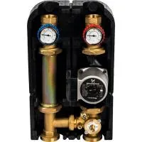 STOUT SDG-0007-003202 Насосная группа со смесителем 1  1/4" с насосом Grundfos UPSO 25-65 DN 32  39kW(DT10 гр. Цельс) 