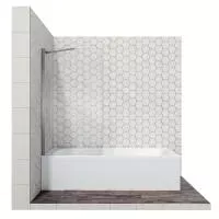 Душевая шторка с неподвижной дверью 16041102, 70*140 см