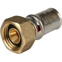 STOUT SFP-0016-001216 Переходник с накидной гайкой для металлопластиковых труб прессовой