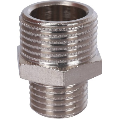 фото STOUT SFT-0004-003814 Ниппель НН переходной никелированный