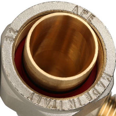 фото STOUT SFS-0006-001216 Угольник-переходник с наружной резьбой для металлопластиковых труб винтовой