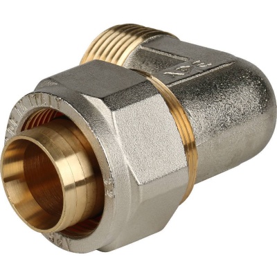 фото STOUT SFS-0006-001216 Угольник-переходник с наружной резьбой для металлопластиковых труб винтовой