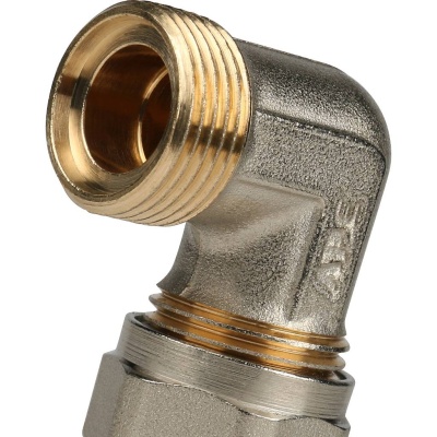 фото STOUT SFS-0006-001216 Угольник-переходник с наружной резьбой для металлопластиковых труб винтовой