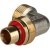 фото STOUT SFS-0006-001216 Угольник-переходник с наружной резьбой для металлопластиковых труб винтовой
