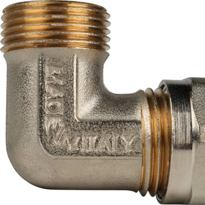 фото STOUT SFS-0006-001216 Угольник-переходник с наружной резьбой для металлопластиковых труб винтовой