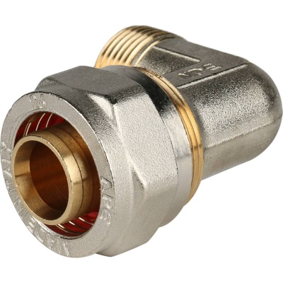 фото STOUT SFS-0006-001216 Угольник-переходник с наружной резьбой для металлопластиковых труб винтовой