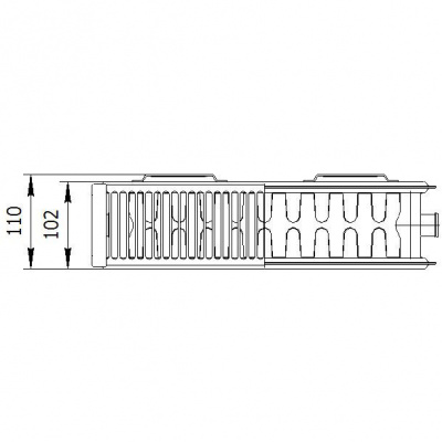 фото Стальной радиатор Lemax Compact Valve тип 21 500