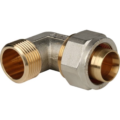 фото STOUT SFS-0006-001216 Угольник-переходник с наружной резьбой для металлопластиковых труб винтовой